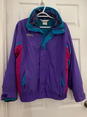 3-in-1 Youth XL/ Women's XS, Purple Columbia Bugaboo Bomber Jacket